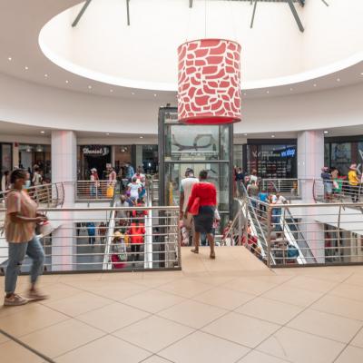 Upper Level Sportscene Escalators